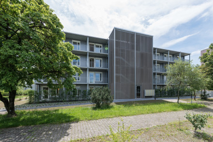 Projet pilote: immeuble d’habitation à Lenzburg, développé avec Axa et la Haute Ecole Spécialisée de Berne. C'est la base de l’immeuble d’habitation flexible R:Modular-Hybrid.